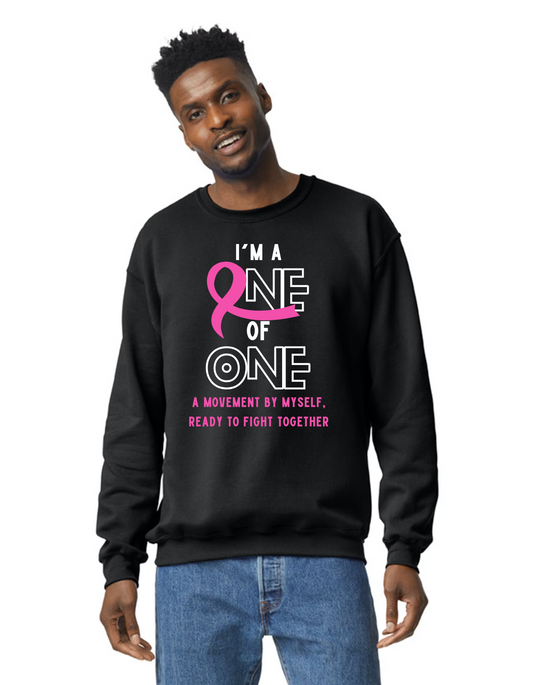 Breast Cancer One of One - crew neck sweatshirt