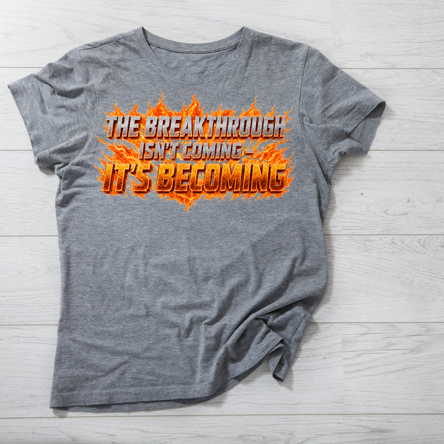 The breakthrough isn’t coming — it’s becoming